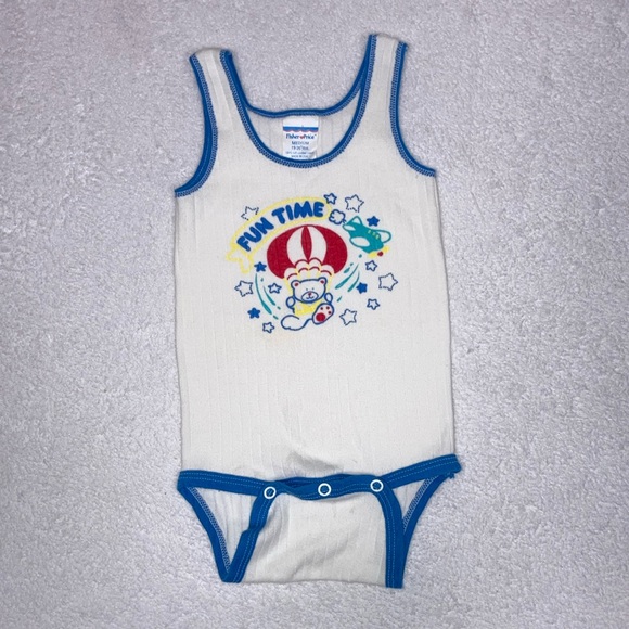 Vintage fisher price tank style onesie medium 19-26 lbs - Picture 1 of 6
